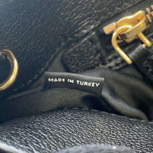 Miu Miu Logo 2way Handbag Beige Bkack - Picture 16 of 16